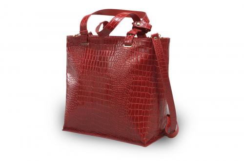 Женская сумка классическая красная Олио Рости - Фабрика сумок «Олио Рости»
