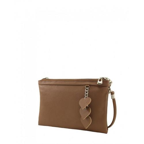 Женская сумка на плечо корица Janelli - Фабрика сумок «Janelli»