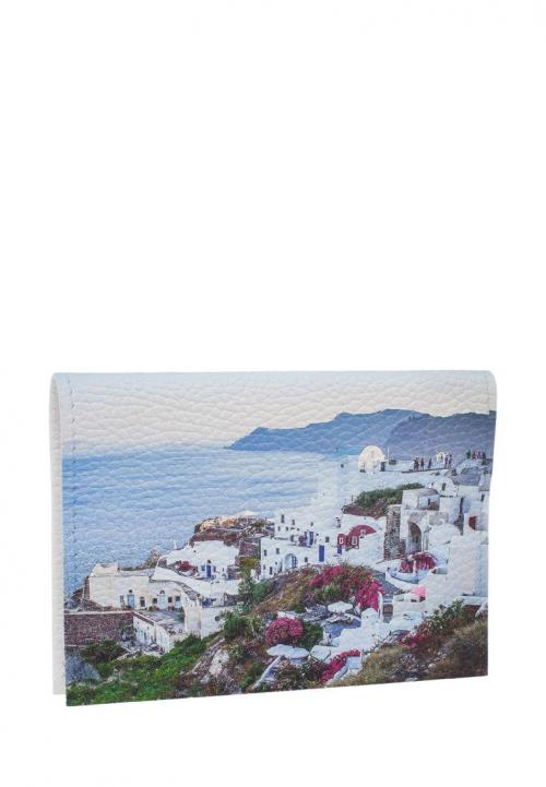 Обложка на паспорт Морской городок - Фабрика сумок «Eshemoda»