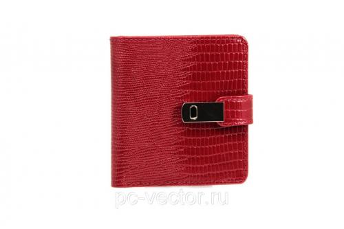 Портмоне женское красного цвета Вектор - Фабрика сумок «Вектор»