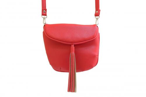 Сумка через плечо женская красная - Фабрика сумок «Сибирская кожгалантерея»