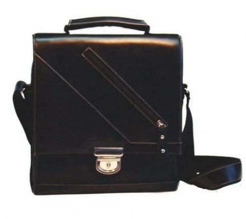 Сумка-планшет мужская черная Гранд - Фабрика сумок «Гранд»