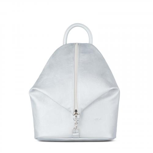 Сумка-рюкзак женская серебро Griffon - Фабрика сумок «Griffon»