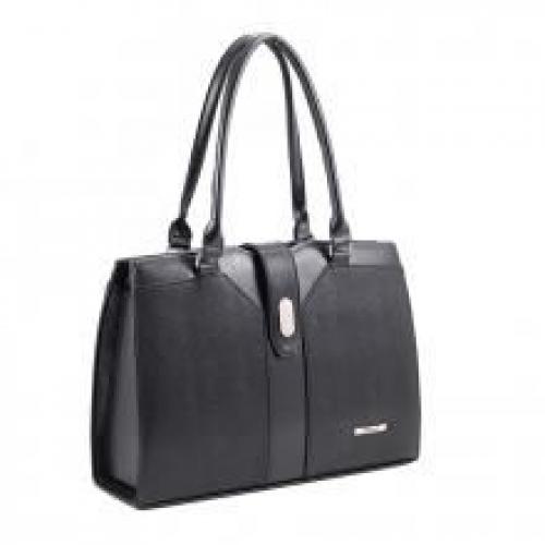 Каркасная деловая женская сумка черная EL Masta - Фабрика сумок «EL Masta»