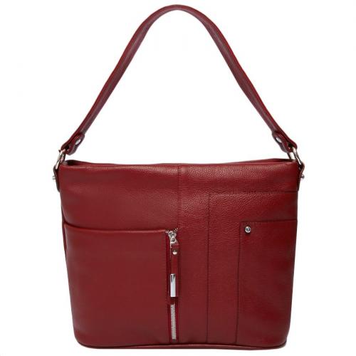 Женская сумка на плечо красная FORTE - Фабрика сумок «FORTE»