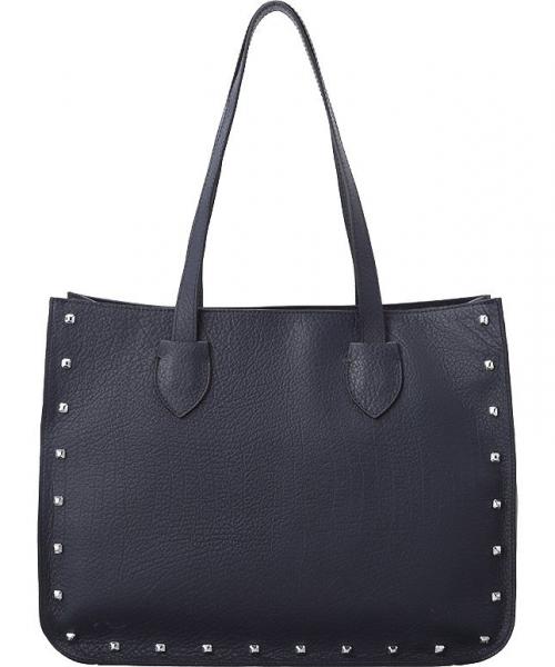 Кожаная женская сумка синяя Deboro - Фабрика сумок «Deboro»