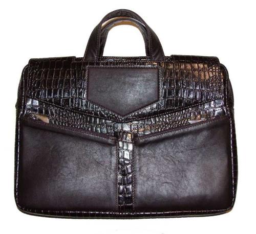Портфель кожаный мужской Dalena - Фабрика сумок «Dalena»