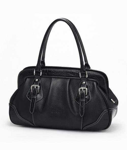 Сумка кожаная женская черная ALSWA - Фабрика сумок «ALSWA»