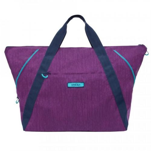 Женская дорожная сумка фиолетовая Grizzly - Фабрика сумок «Grizzly»