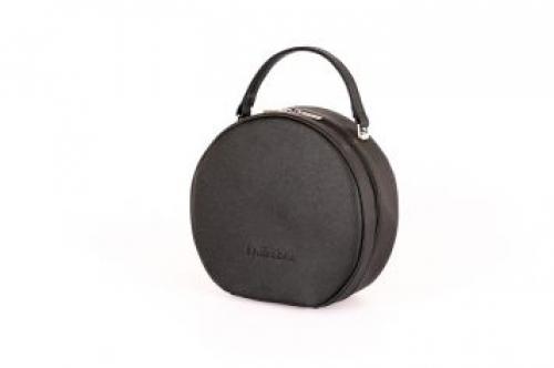 Круглая женская сумочка черная Fabrizio - Фабрика сумок «Fabrizio»