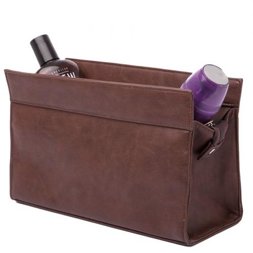Косметичка женская коричневая FORTE - Фабрика сумок «FORTE»