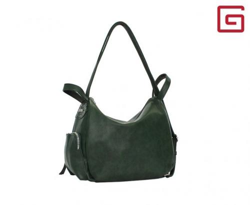 Женская сумка через плечо зеленая Gera - Фабрика сумок «Gera»