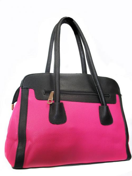 Сумка женская розово-черная - Фабрика сумок «ALASKA BAG»