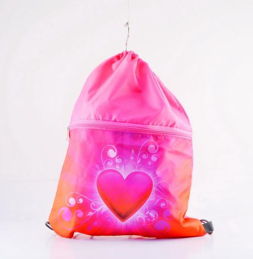 Мешок для обуви сердце Сакси - Фабрика сумок «Сакси»
