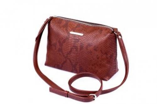 Женская сумка на плечо коричневая Fabrizio - Фабрика сумок «Fabrizio»