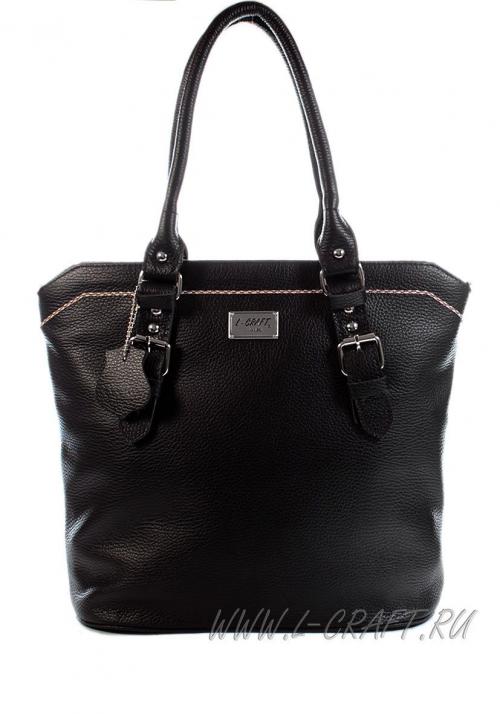 Сумка деловая женская черная L-Craft - Фабрика сумок «L-Craft»