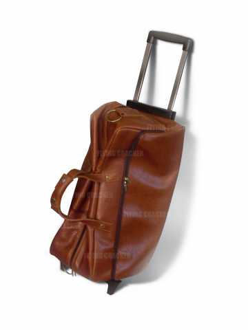 Дорожная сумка-трансформер коричневая FLYING CRACKER - Фабрика сумок «FLYING CRACKER»