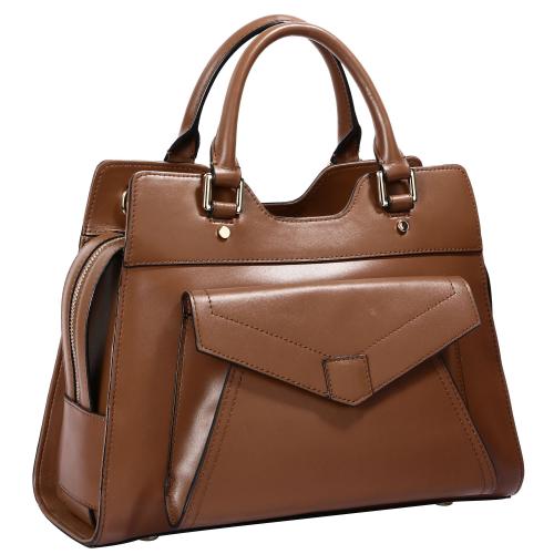 Женская сумка кожаная коричневая Полар - Фабрика сумок «Полар»