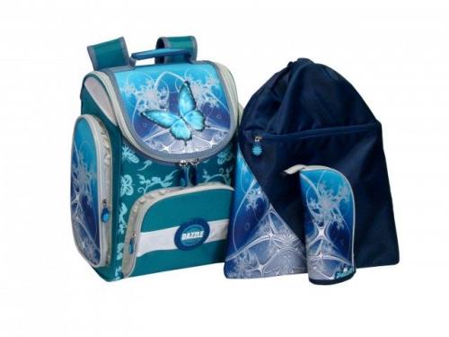 Комплект школьный Бабочка на голубом для девочек DAZZLE - Фабрика сумок «DAZZLE»