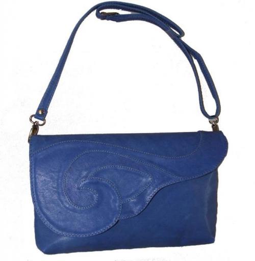 Сумка-клатч женская синяя Dalena - Фабрика сумок «Dalena»