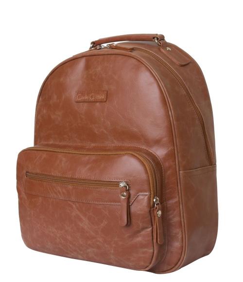 Кожаный рюкзак женский Ticino cognac Carlo Gattini - Фабрика сумок «Carlo Gattini»