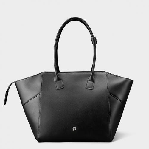  Вместительная сумка-тоут женская черная TWO-TA - Фабрика сумок «TWO-TA»