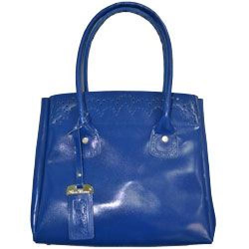 Женская сумка синяя Кожа Варвара - Фабрика сумок «Варвара»