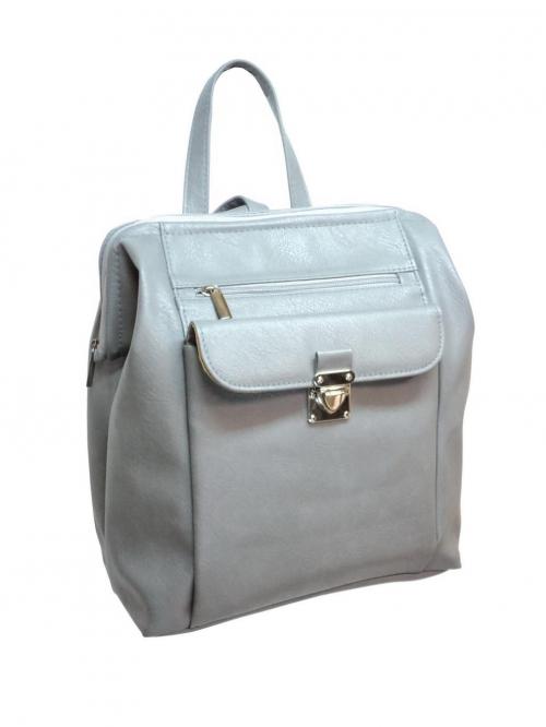 Женский рюкзак светло-серый Миг - Фабрика сумок «Миг»