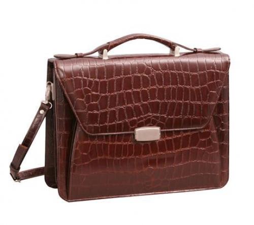 Женская сумка-портфель с тиснением Гранд - Фабрика сумок «Гранд»