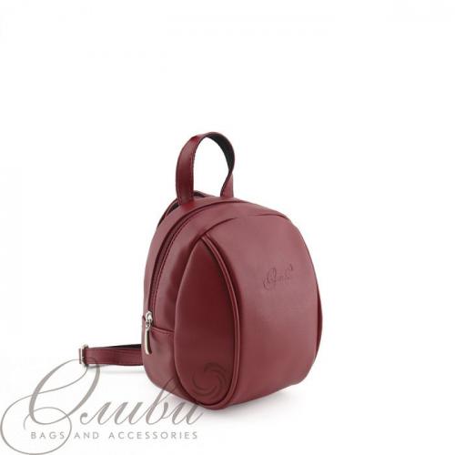 Женский красный рюкзак OLIVI - Фабрика сумок «OLIVI»