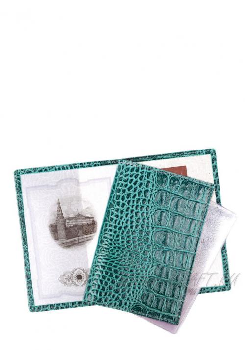 Обложка для паспорта крокодил L-Craft - Фабрика сумок «L-Craft»