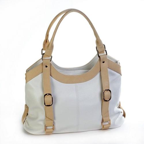 Классическая женская сумка белая Allexi - Фабрика сумок «Allexi»
