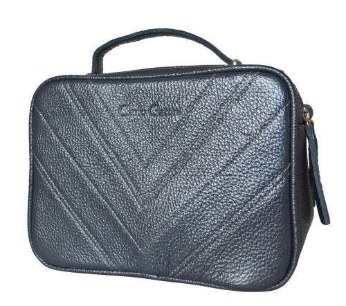 Женская сумка классическая Prastia shiny grey Carlo Gattini - Фабрика сумок «Carlo Gattini»