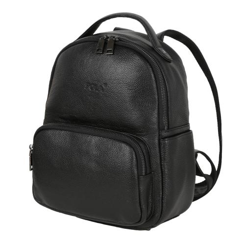 Кожаный рюкзак черный Полар - Фабрика сумок «Полар»