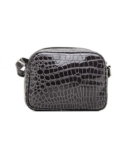 Сумка на плечо женская черный крокодил Lucky exclusive - Фабрика сумок «Lucky exclusive»