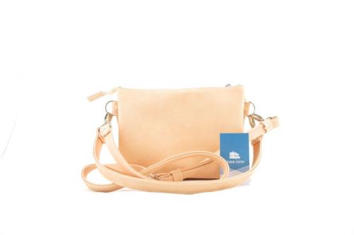 Женская персиковая сумка через плечо Сумки Питер - Фабрика сумок «Сумки Питер»