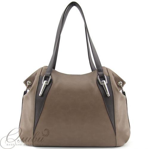 Женская сумка классическая шоколад OLIVI - Фабрика сумок «OLIVI»