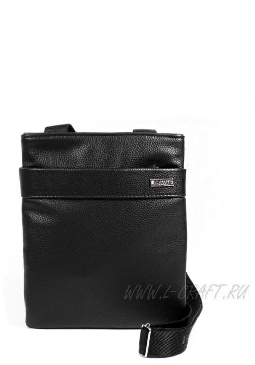 Черная сумка-планшет мужская L-Craft - Фабрика сумок «L-Craft»