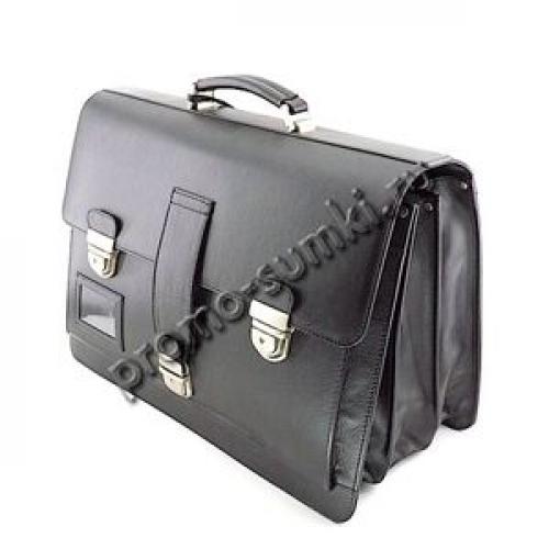 Спецпортфель кожаный Промо сумки - Фабрика сумок «Промо сумки»