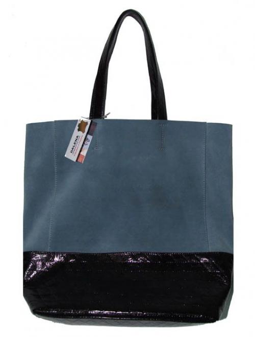 Вместительная кожаная сумка женская Dalena - Фабрика сумок «Dalena»