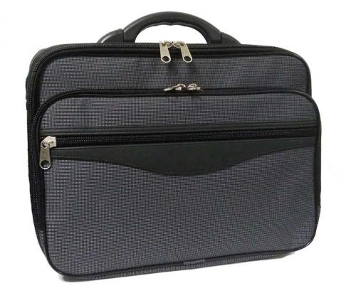 Кейс мужской черно-серый Докофа - Фабрика сумок «Докофа»