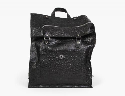 Черный рюкзак-трансформер под страуса - Фабрика сумок «А-Рада»