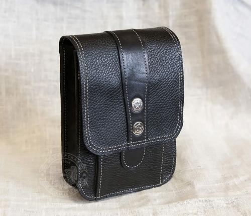 Стильная сумка на пояс из натуральной кожи - Фабрика сумок «Борода Мастерская»