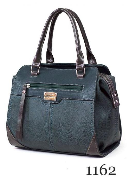 Женская каркасная сумка зеленая Золотой дождь - Фабрика сумок «Золотой дождь»
