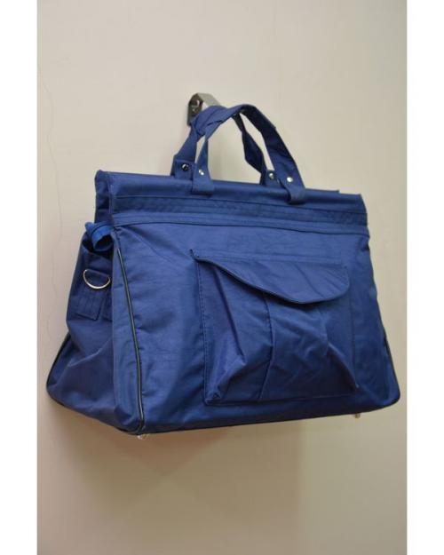 Дорожная сумка синяя Фантазия - Фабрика сумок «Фантазия»