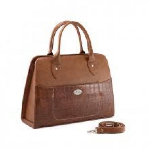 Каркасная женская сумка Светло-коричневая EL Masta - Фабрика сумок «EL Masta»
