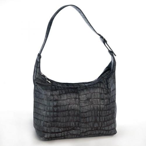 Женская сумка на плечо черная Allexi - Фабрика сумок «Allexi»