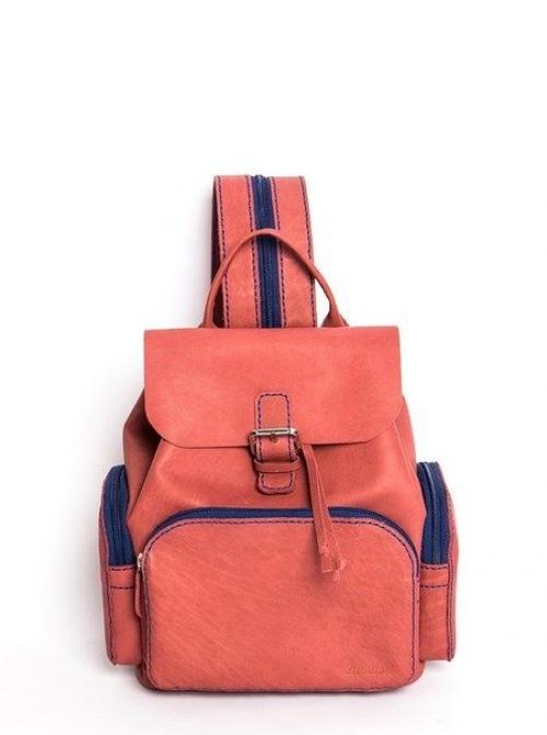 Кожаный молодежный городской красный Handsel - Фабрика сумок «Handsel»