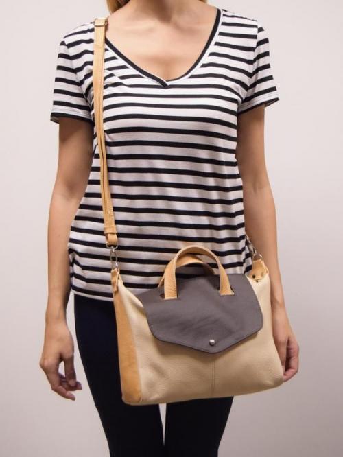 Женская сумка из кожи через плечо Карман - Фабрика сумок «Карман»