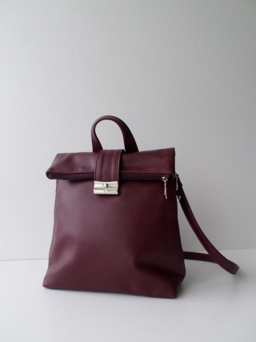 Женская сумка рюкзак бордовая - Фабрика сумок «Омега»